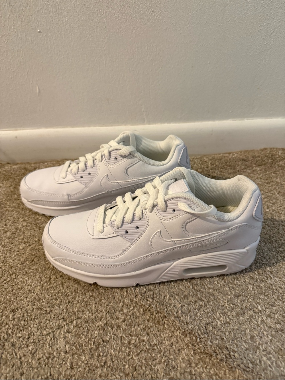 Nike Kids White Low-Top Sneakers